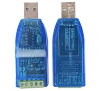 Htuteyy 2Pcs USB to RS485 Converter Isolate Module Upgrade Industrial ESD Protection CH340E Standard -485 Connector Board