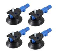 Htuteyy 4X 3 Inch Concave Vacuum Cup 75Mm Heavy Duty Hand Pump Suction Cup with M6 Threaded Stud