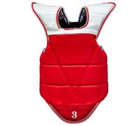 Htuteyy Adjustable for Training and Competition Taekwondo Chest Protector with Double-Sided Color Design Red M[ 140-160]