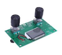 Htuteyy Audio Tuner Digital Stereo FM Radio Receiver Module LCD Display Frequency Modulation Stereo Circuit Board