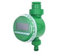 Htuteyy Automatic Irrigation Intelligent Valve LCD Display Electronic Garden Watering Timer No Battery Required Control Device
