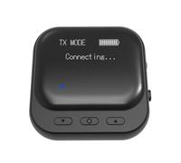 Htuteyy Bluetooth 5.2 Receiver Transmitter 2 in 1 RX TX,Wireless Audio Adapter with LED Display,for Car Music & Hands-Free Calls