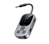 Htuteyy Bluetooth 6.0 2 in 1 Receiver Transmitter USB Adapter 3.5mm Car AUX Aircraft Audio Dongle