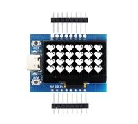 Htuteyy -C3 Development Board with 1.3 Inch OLED WiFi BLE 5.0 IoT Module Ceramic Antenna White