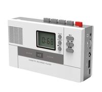 Htuteyy Cassette Recorder Easy to Use for Home and Travel | One-piece unit designed for simple operation or on the move, combining playback and recording in one device.