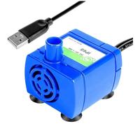 Htuteyy Cat Water Fountain Pump -DC160 Quiet USB Powered Replacement | Includes a 6 ft USB cable for flexible placement near outlets, letting you place the fountain anywhere in your home.