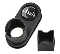 Htuteyy Chalk Clip Magnetic Silent with Eraser Sleeve Pair Set Accessory | Includes square and circle eraser sleeves magnetically attach to the clip for daily cue-tip maintenance.