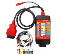 Htuteyy CTB007 PRO OBD2 Breakout Box with ECU Testing Tool, LCD Digital Vrms Display, Automotive Diagnostic Tool, CAN Test