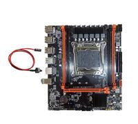 Htuteyy Desktop Motherboard X99 Gaming B85 LGA2011-3 4X DDR4 REG ECC RAM Slot M. 2 PCIE SATA3.0 X99 Desktop Motherboard with Switch Cable