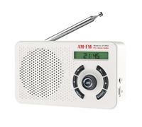 Htuteyy FM/AM/SW Digital Radio Receivers Portable Bluetooth Speaker 3W Hi-Fi Stereo Three-Band Radio System