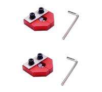 Htuteyy For All Kind 3D Printer Accessories 2Pcs 1.75mm for 3D Printer Filament Welder Connector Joiner Tool Red