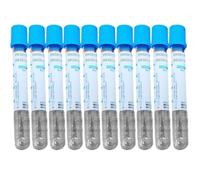 Htuteyy for Lab Separation Compatible 10 Pcs PRF PRP Sodium Citrate Test Tubes 10ml-Sterile Vacuum Tube for Blood Sample Processing