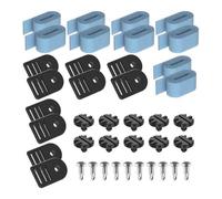 Htuteyy For Pool Solar Cover Reel Straps& Blanket Fastening Kit Replacement for Pool Roller System Including Reel Tube