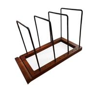 Htuteyy LP Holder Stand Storage for Up to 75 Single Vinyl Records-Decorative Organizer for All Your Favorite Classical Music