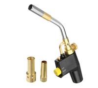 Htuteyy MAPP Propane Gas Welding Torches Blow Torch Welding Soldering Brazing Gas Plumbing Tool Barbecue Cooking DIY Gas Burner