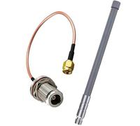 Htuteyy Meshtastic LoRa Antenna 50W Outdoor N Male Omni Fiberglass Long-Distance Receiving Hotspot 35cm+ SMA 915MHz