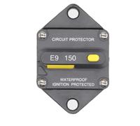 Htuteyy Motorhome Yacht Modification E9 Manual Reset Circuit Breaker with Embedded Emergency Cut-Off Switch Installation 150A
