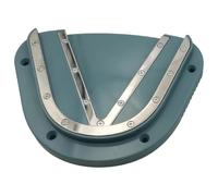 Htuteyy Mount-on Cabinet Can Opener for Seniors with Arthritis, for Weak Hands, One-Handed Stainless Steel Tool Blue