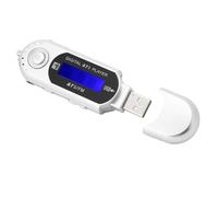 Htuteyy MP3 Player with Earphone 8GB, Portable Music MP3 USB Player with LCD Screen FM Radio for Walking Running