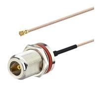 Htuteyy N Type Female Connector RG178 Coaxial Cable IPX/UFL U. FL MHF1 to N Female for Router Antenna Mini PCIE Cards Wireless for Router