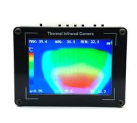 Htuteyy New OVMLX High-Performance Thermal Imager Featuring OV2640 Visible Light Camera Fusion Mode, MLX90640 Sensor, 3.5 Inch Display