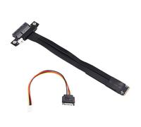 Htuteyy PCIe X4 M. 2 NVMe M Key 2280 Riser Card M2 Key-M PCI-Express Extension Cord 32G/Bps M2 to PCIE Riser PCIe 3.0 4x