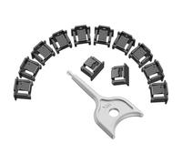 Htuteyy RJ45 Port Blocker Locking Design for Unused Network Jacks at Work | Compact RJ45 Port Blocker packs easily in a toolkit, compatible with common plug locks and lock cylinders for on-site IT.