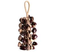 Htuteyy Seed Shell Shaker 3 Kinds of 70 Natural Nut Shells Sound Healing Instruments for Sound Healing Mindfulness Meditation