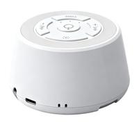 Htuteyy Soothing Sleep Instrument White Noise Machine Device with Warm Night Light Natural Sound 16 Built-in Songs