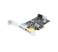 Htuteyy Stereo Panel PCIE 7.1 Sound Card PCI-Express X1 PC Audio Adapter Desktop Computer Volume Sound Converter