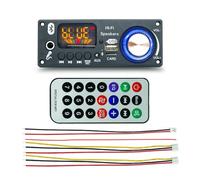 Htuteyy TF Card/USB Microphone Interface 160W Amplifier Bluetooth 5.1 MP3 Decoder Board 2x80W Audio Player 12V DIY MP3 Player Car FM Radio Module Mic