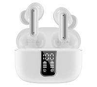 Htuteyy Translation Headset Earphones Video Voice Call Simultaneous Interpretation Real-Time Translation Portable WHITE