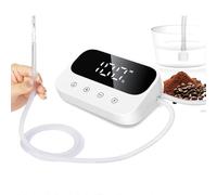 Htuteyy Water& Coffee Compatible Electric Enema Pump Kit, 1 Set Adjustable Pressure for Home Colon Cleansing, Rechargeable Design