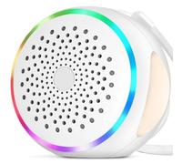 Htuteyy White Noise Sound Machine with Timer Memory Function, 27 Soothing Sounds- Ideal for Baby, Adult, Home, Travel