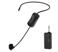 Htuteyy Wireless Microphone Universal Noise Reduction Headset for Live Tour Guide Teaching