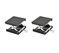 Htuygyjaw 2X Adjustment Level Lifting Platform Bracket Leveling Lift Stand Bracket BaseLeveling Machine Lift Stand