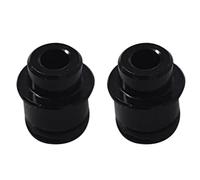 Htuygyjaw 2X Bike Hub Adapter 12mm to M9 Thru Axle Hub to Quick Release Front & Rear Conversion Adaptor End Cap Bike Parts