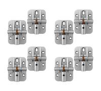 Htuygyjaw Adjustable 180 Degree Hinge, Locking Hinge Folding Bracket, Adjustable Door Pivot, Leaf Table Joint, 8PCS