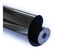 HTV Iron on Vinyl 12inch x10 Feet Roll for Cricut and Silhouette Easy to Cut & Weed Iron on Heat Transfer Vinyl DIY Heat Press Design for T-Shirts Black (Black)