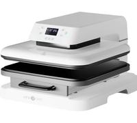 HTVRONT Auto Heat Press Machine 15x15 Inch (38x38CM) White, T Shirt Press with Auto Release for Sublimation & Heat Transfer