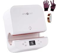 HTVRONT Auto Tumbler Heat Press Machine - Mug Heat Press Heat Up Fast & Even, Professional Tumbler Press High-Security for 10-30oz Sublimation Tumblers, Cups, Glasses and Mugs, White, SG-RYJ-0201-US