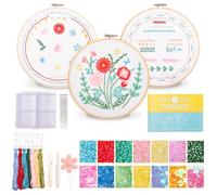 HTVRONT Bead Embroidery kit for Beginners