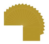 HTVRONT Gold HTV Heat Transfer Vinyl Bundle: 20 Pack 12" x 10" Gold Iron on Vinyl for T-Shirt, Gold Heat Transfer Vinyl for Cricut, Silhouette Cameo or Heat Press Machine
