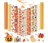 HTVRONT Halloween HTV Heat Transfer Vinyl, 13pcs Fall Autumn Iron on Vinyl