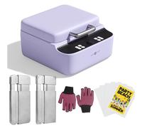 HTVRONT Phone Case Heat Press Machine - Phone Case Auto Heat Press with 3D Vacuum Heat, Precise Temperature Sublimation Phone Case Press Machine for Badges, Coaster (Compatible with iPhone & Android)