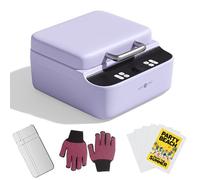 HTVRONT Phone Case Heat Press Machine - Phone Case Auto Heat Press with 3D Vacuum Heat, Precise Temperature Sublimation Phone Case Press Machine for Badges, Coasters, etc. (Compatible with iPhone)