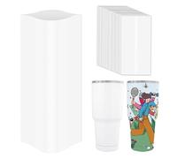 HTVRONT Shrink Wrap for Sublimation Tumblers 8X12 Inch - 60PCS Sublimation Shrink Wrap Sleeves, Heat-Resistant Tumbler Shrink Wrap Film