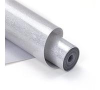 HTVRONT Silver Glitter Heat Transfer Vinyl - 12" x 10ft Silver Glitter Iron on Vinyl for Shirts, Glitter HTV Vinyl Rolls for Heat Vinyl Design