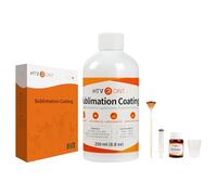 HTVRONT Sublimation Coating for All Hard Substrates-250ml Glossy Waterproof Sublimation Coating for Mugs, Glass, Tumblers, Sublimation Coating for Ceramics, Tiles, Stainless Steels with Super Adhesion