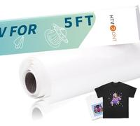 HTVRONT Sublimation HTV for Dark Fabric/Light Fabric - Matte Sublimation Vinyl 12" X 5FT - Sublimation Blanks for Sublimation Shirts/Bag/Hat/Pillow